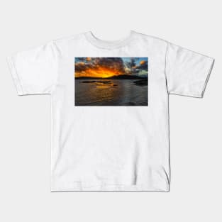 Sunset Over Rockcliffe Bay Kids T-Shirt